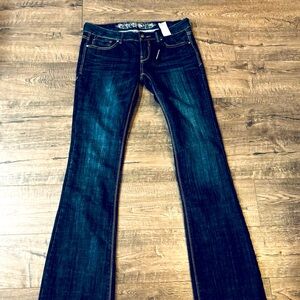 NWT Express Stella Size 6 Long Boot Cut Jeans